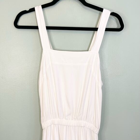 Splendid Jenna Square Neck Wide Strap Garter Waist Ruffled Maxi Dress Small NWT - Picture 5 of 11